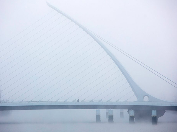 Samuel Beckett Bridge in Dublin