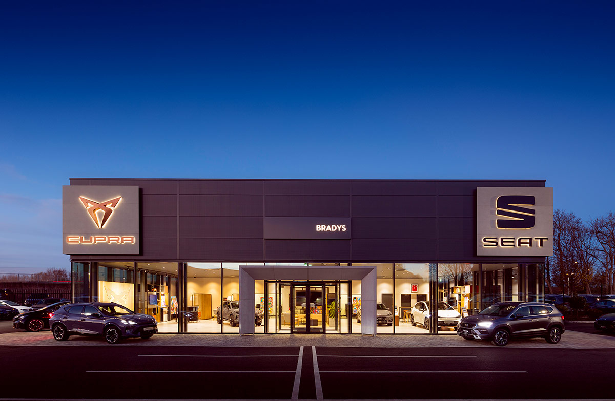 The SEAT Cupra Showroom at Bradys Motors in Dublin