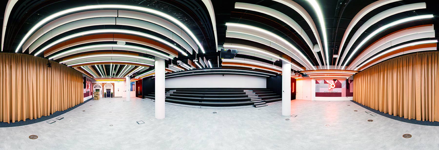 Interior photography at HubSpot office in Dublin City